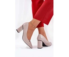 Bateliai moterims su blokiniu kulnu Step in Style