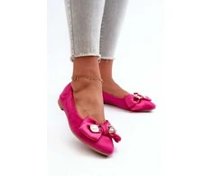 bateliai su lankeliu ir segtuku Fuchsia Satris