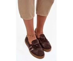 Bateliai Zazoo rudi zomšiniai barefoot – patogus pasirinkimas kasdienai