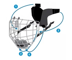 Bauer Jaunimo Truss Sportinė Kaukė