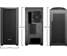 Ausinės be quiet! KOMPIUTERIO KORPUSAS SHADOW BASE 800 DX Juodas