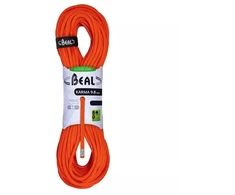 BEAL Karma virvė 9.8mm 80m-vientisos oranžinė