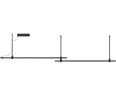 Bėgelis HOOP, juodas, 1,8m, 4269600