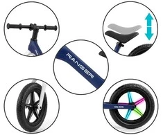 Bėgimo dviratis RANGER flash navy