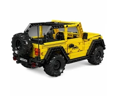 Bekelės visureigio konstruktorius Wrangler, 746 dalys, geltonas