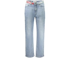 Błękitne jeansy moterims Desigual Woodstock