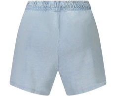 Błękitne szorty dresowe moterims Guess Jeans su efektem sprania