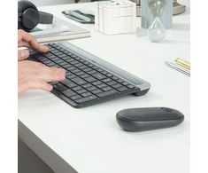 Belaidė klaviatūra ir pelė LOGITECH MK470 GRAPHITE