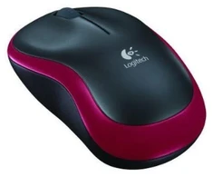 Belaidė pelė Logitech M185 910-002237 (optinė; 1000 DPI; raudona)