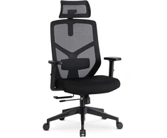 BENTO juoda moderni ergonominė pasukama biuro kėdė
