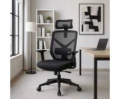 BENTO juoda moderni ergonominė pasukama biuro kėdė