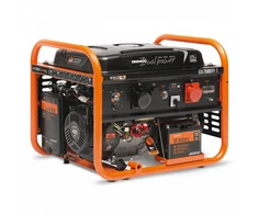 Benzininis generatorius Daewoo GDA 7500DPE-3, oranžinis ir juodas