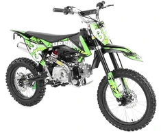 Benzininis krosinis motociklas HECHT 51126 Žalias, elektrinis užvedimas