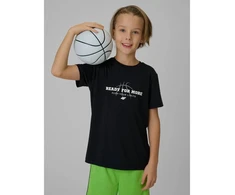 Berniukiški greitai džiūstantys sportiniai marškinėliai 4F 4FJRSS26TFTSM2390-20S
