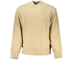 BEŻOWA BLUZA MĘSKA BEZ ZAMKA CALVIN KLEIN