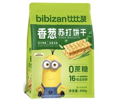 Bibizan Minions Scallion Soda Crackers 400g x 20 pcs (CHI)