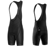 Dviračių šortai su petnešomis Biemme Classic 2.1, juodi, 4XL