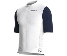 Biemme NATURE marškinėliai balti ir tamsiai mėlyni 3XL