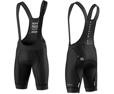Biemme PRO 26 vyriški dviračių šortai su petnešomis, juodi, XL