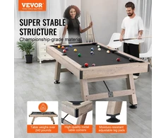 VEVOR 7 pėdų biliardo stalas su priedais