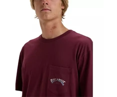 Billabong Sukrautų arkų marškinėliai EBYZT00175-RSN0 Bordo L