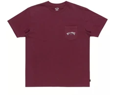 Billabong Sukrautų arkų marškinėliai EBYZT00175-RSN0 Bordo L