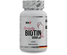 Biotino tabletės MST Biotin 5000, 100 tablečių