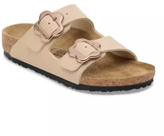 Birkenstock ARIZONA FLOWER BUCKLE VAIKAMS 1030439 SMĖLIO PILIES (standartinis plotis) šlepetės