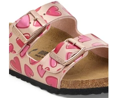 Birkenstock ARIZONA KIDS BS 1030434 ELECTRIC METALLIC COPPER HEARTS basutės (standartinis plotis)