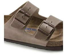 Birkenstock Arizona Soft Footbed Oiled Leather Tabako Rudos Siaurū Moteriŗki/Vyriŗki Basutės (0552813)