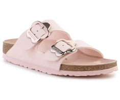Birkenstock Arizona su gėlių sagtimi vaikams 1031703 šviesiai rožinis toninis