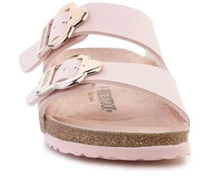 Birkenstock Arizona su gėlių sagtimi vaikams 1031703 šviesiai rožinis toninis