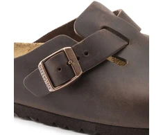 Birkenstock Boston Habana alyvuotos odos moteriški/vyriški klumpiai (įprasto pločio/platesni) (0860131)