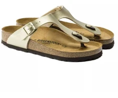 Birkenstock Gizeh Birko-Flor Gold moteriškos šlepetės (1016109)
