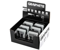 Bitų rinkinių ekspozicinė dėžė Graphite 56T557, 6 × 32 vnt (Ekspozicinė prekė)