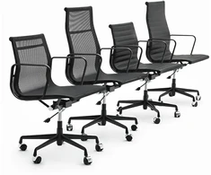Biuro kėdė AERON PRESTIGE PLUS, juoda, pagaminta iš natūralios odos