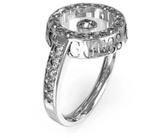 Biżuteria GUESS JUBR03257JWRH. Pierścionek, Kolor pilka. Kobieta.