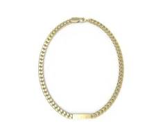 Biżuteria GUESS JUXN03005JWYG. Naszyjnik, Kolor auksinė. Mężczyzna.