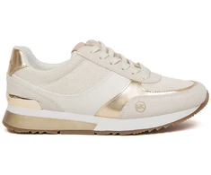 Bladozłote sneakersy moterims Michael Kors 49R4AIFS1M