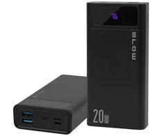 Blow Išorinė baterija 20000mAh QC+PD PB20E JUODA