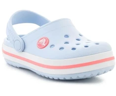Blue CROCS CROCBAND KIDS CLOG T vaikiški klumpės, Mėlynas FROST/GUAVA 207005-4XQ