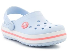 Blue CROCS CROCBAND KIDS CLOG T vaikiški klumpės, Mėlynas FROST/GUAVA 207005-4XQ