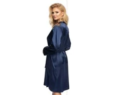 Blue Elodie Navy Mėlyna chalatas