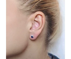 Blue Helix auskarai Nova Mėlyna