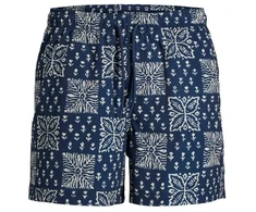 Blue Jack&amp;Jones vyriški maudymosi šortai JPSTMAUI SHELL AOP SWIM SHORTS REG 12291808 PAGEENT Mėlynas