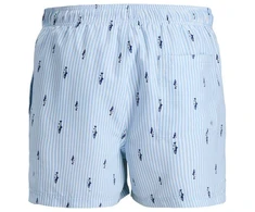 Jack&amp;Jones vyriški maudymosi šortai JWHARUBA SWIM PRINTS 12206537 Cashmere Mėlyna Stripes