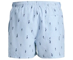 Blue Jack&amp;Jones vyriški maudymosi šortai JWHARUBA SWIM PRINTS 12206537 Cashmere Mėlyna Stripes