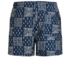 Jack&amp;Jones vyriški maudymosi šortai JPSTMAUI SHELL AOP SWIM SHORTS REG 12291808 PAGEENT Mėlynas