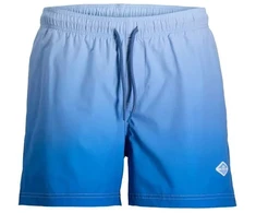 Blue Jack&amp;Jones vyriški maudymosi šortai JPSTMAUI HORIZON DIP DYE 12291438 CELESTIAL Mėlynas