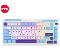 Blue Mėlyna Klaviatūra Royal Kludge KZZI K75 Lite (Mėlyna sea)